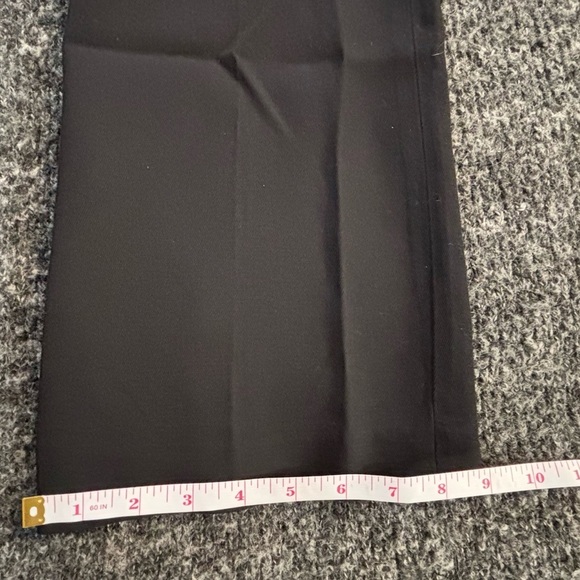 NWT Zara Sz XS Black Flare Leg Trouser Dress Pants With Hand Pockets Flowy - Picture 16 of 16